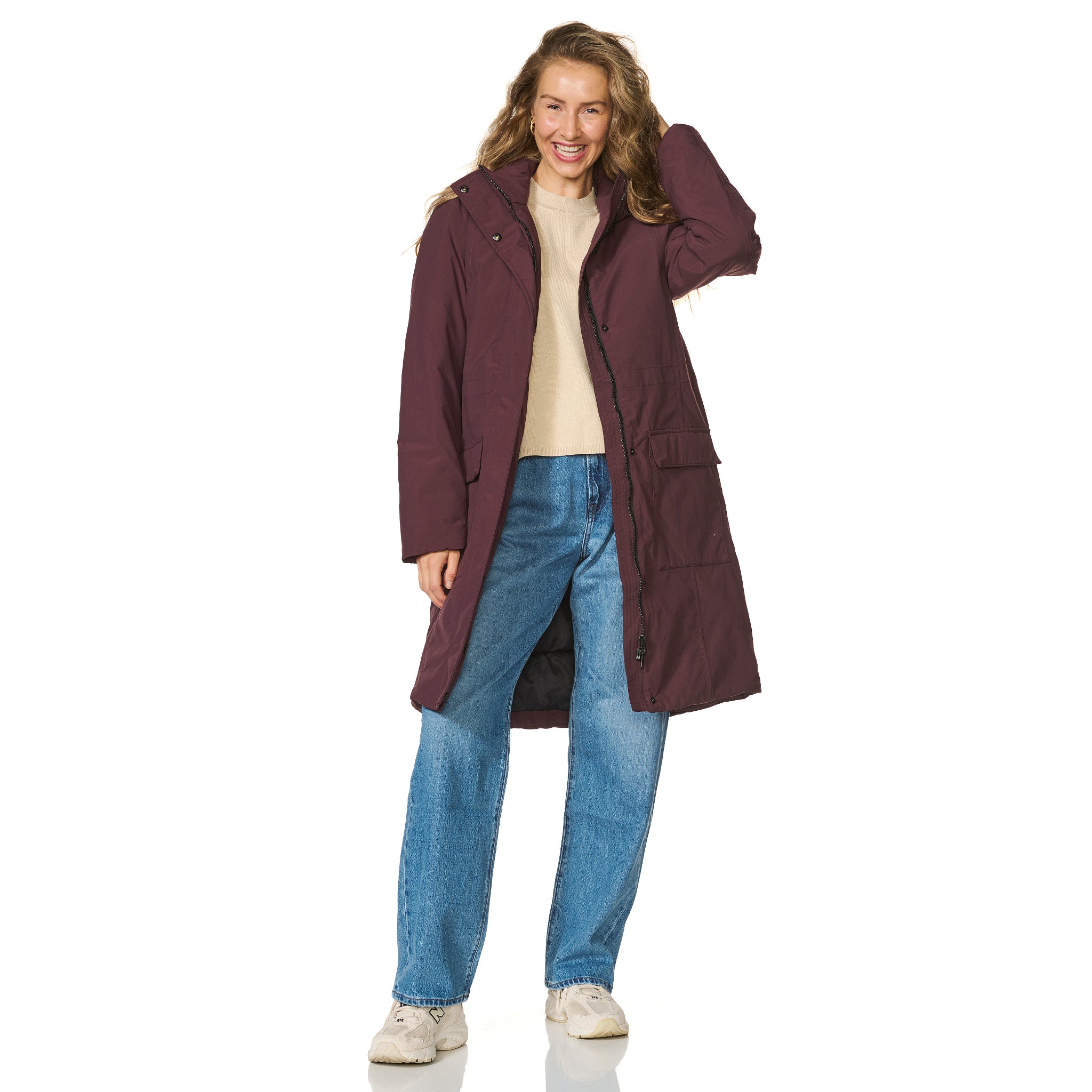 Winterparka Aspen burgandy Happy Rainy Days 