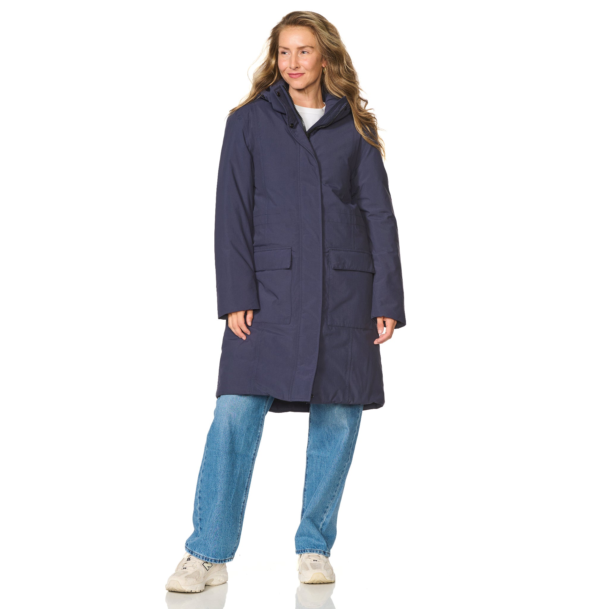 Winterparka Aspen donkerblauw Happy Rainy Days