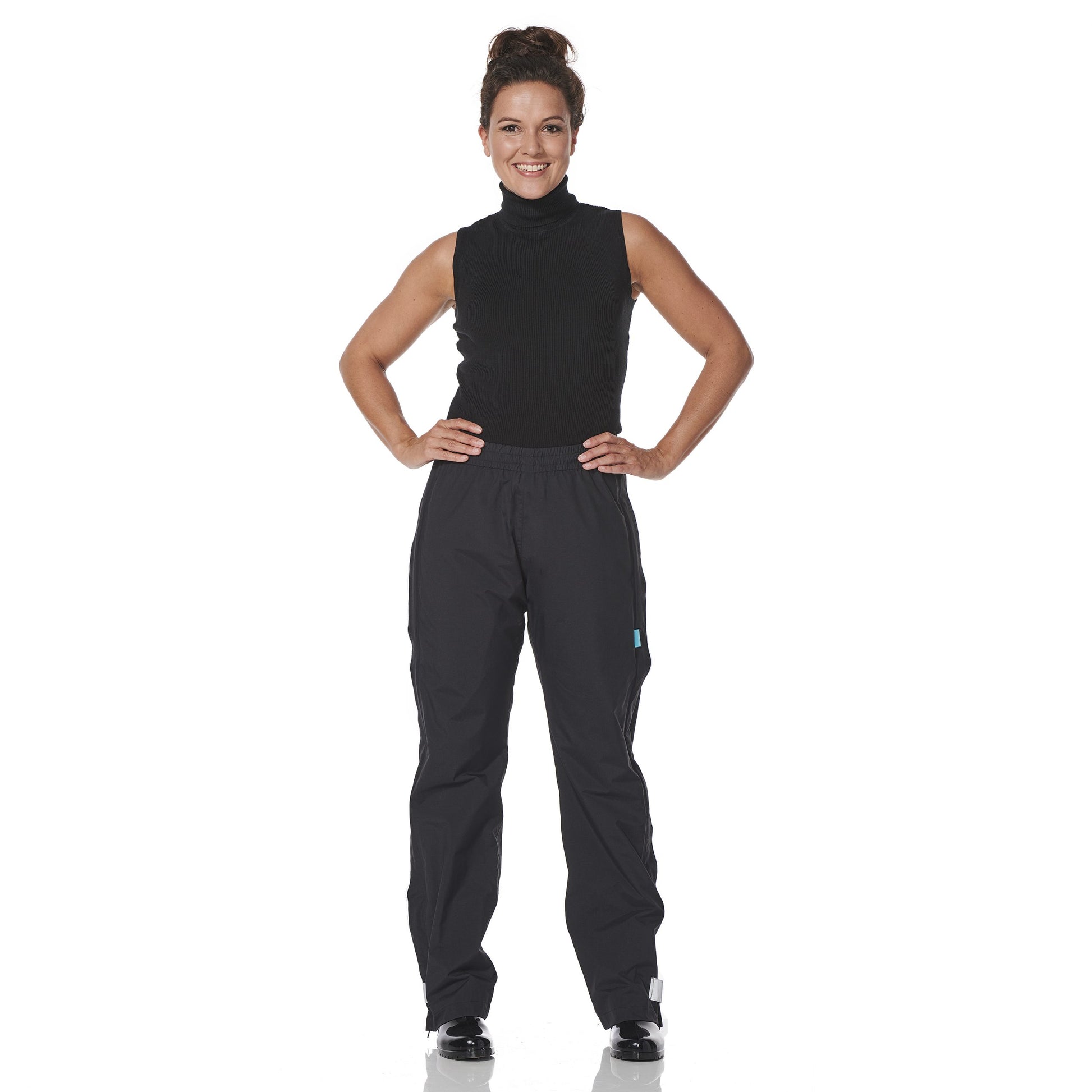 Regenbroek zwart Happy Rainy Days 